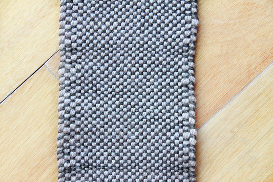Cotton large bookmark, brown, handmade, natural fibres, linen, washer safe, decorative fringe, made in Canada